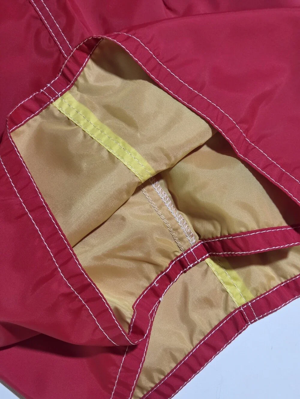 Birdwell Beach Britches Deadstock Vintage Men’s 40 Board Shorts Red Swim Trunks